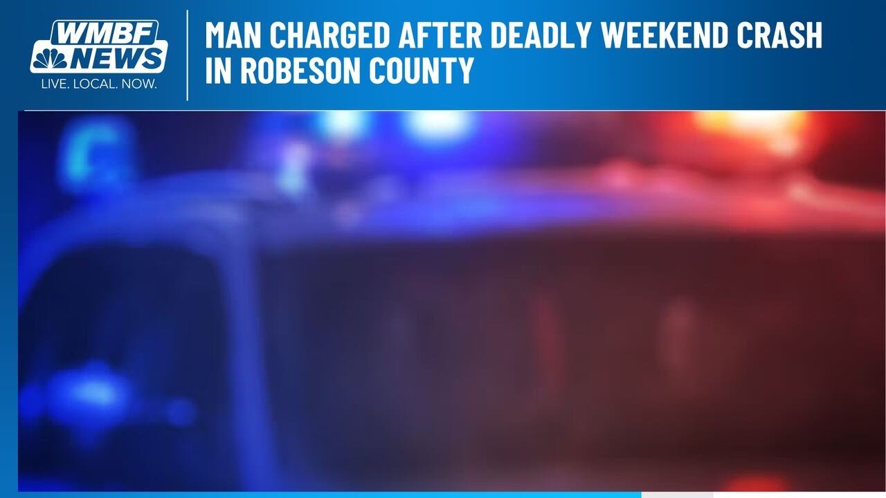 Man charged after deadly weekend crash in Robeson County - YouTube