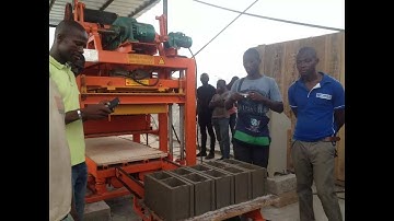 QTJ4-26C (QTJ4-25)automaticconcrete block machine (simple production line)with stacker machine