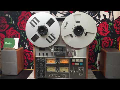 Teac A 2340 4 Track Reel to Reel Demonstration. 