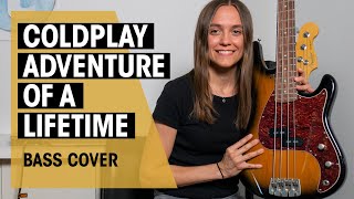 Video thumbnail of "Coldplay - Adventure of a Lifetime | Bass Cover | Julia Hofer | Thomann"