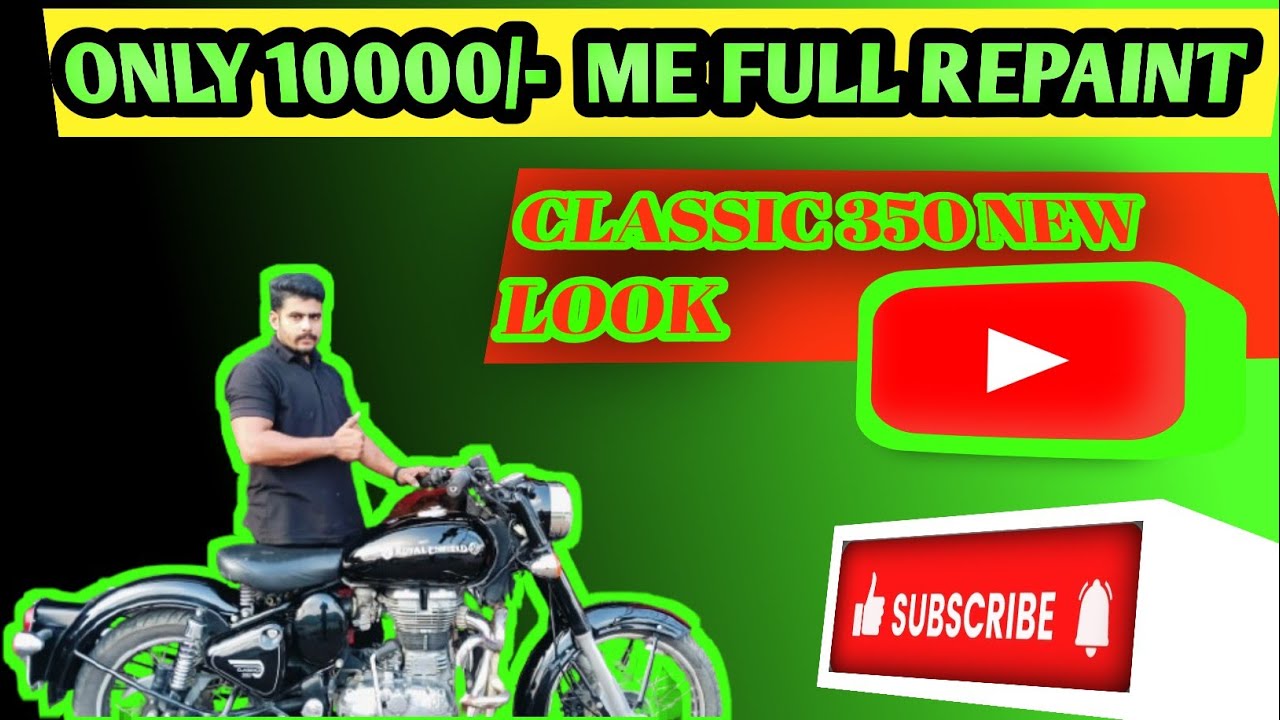 CHIEF AND BEST PRICE |🤘💯 CLASSIC 350 FULL NEW RESTORATION FULL | REPAINT WORK RAJA BULLET DHANBAD |🤘
