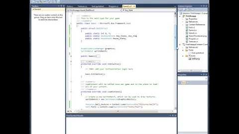 XNA 2D tutorial for begginers