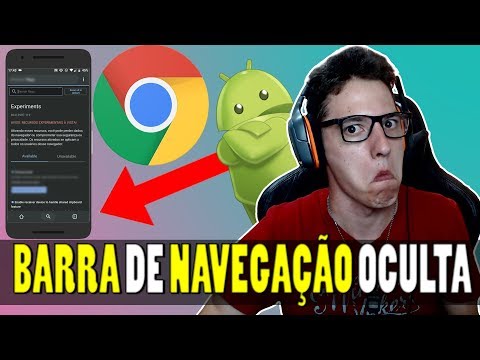 Como ativar a BARRA DE NAVEGAÇÃO oculta do Chrome