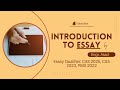 Introduction to Essay