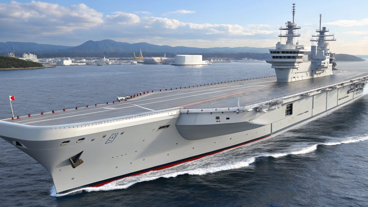 大鳳ついに全貌公開｜日本の次世代航空母艦が世界を震撼させる