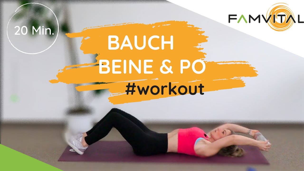 Bauch-Beine-Po Homeworkout zum Mitmachen
