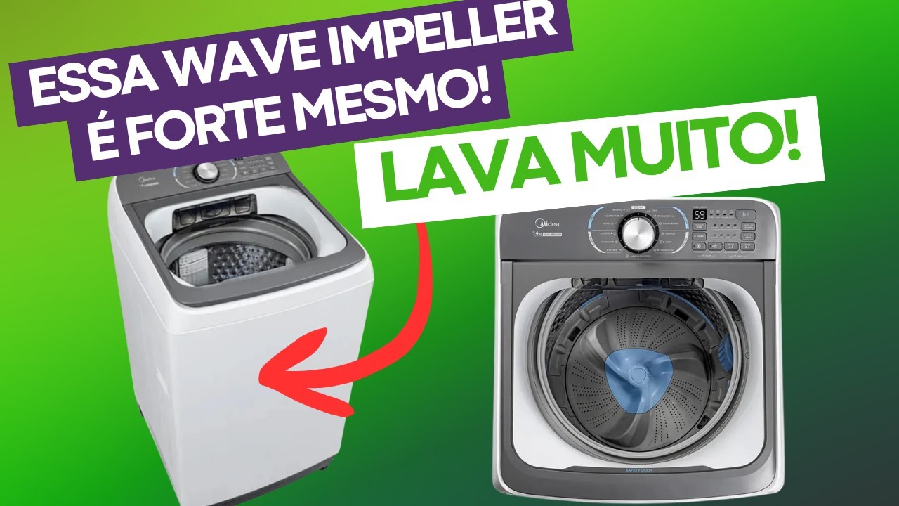 Máquina de Lavar Roupas 14kg Branca Midea Wave Impeller – VALE A PENA MESMO? Review Completo!