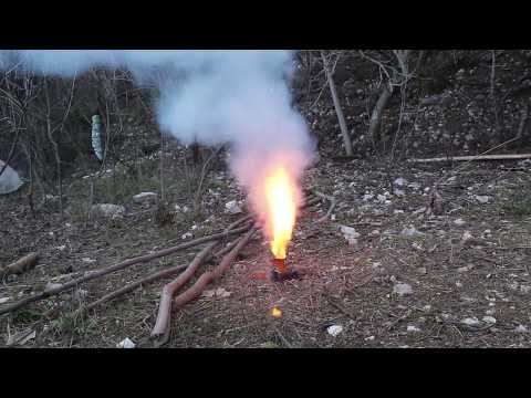 sis bombası yapımı ( sis bombası nasıl yapılır )   smoke bomb