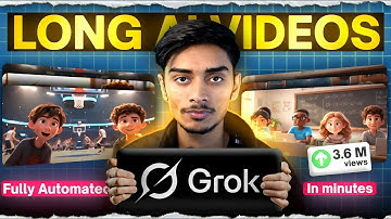 How I Created a Full Long YouTube Video Using Free Grok AI Video Generator (Complete Workflow)