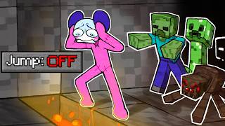 Can We Beat Minecraft Without Jumping?