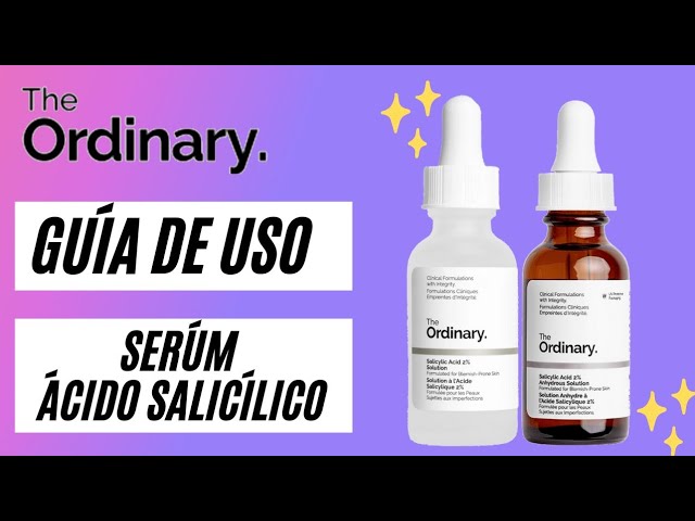 Ácido salicílico the ordinary para que sirve