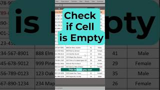 Check Empty Cell | VBA to Excel