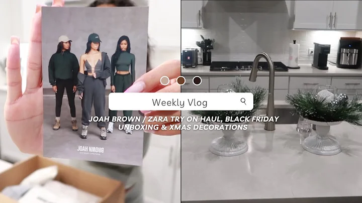 JOAH BROWN / ZARA TRY ON HAUL, UNBOX SOME BLACK FR...