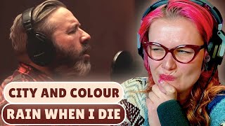 His Voice is PERFECT!! First Time Reaction to City and Colour - 'Rain When I Die'