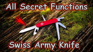 All the Secret Functions of the Swiss Army Knife