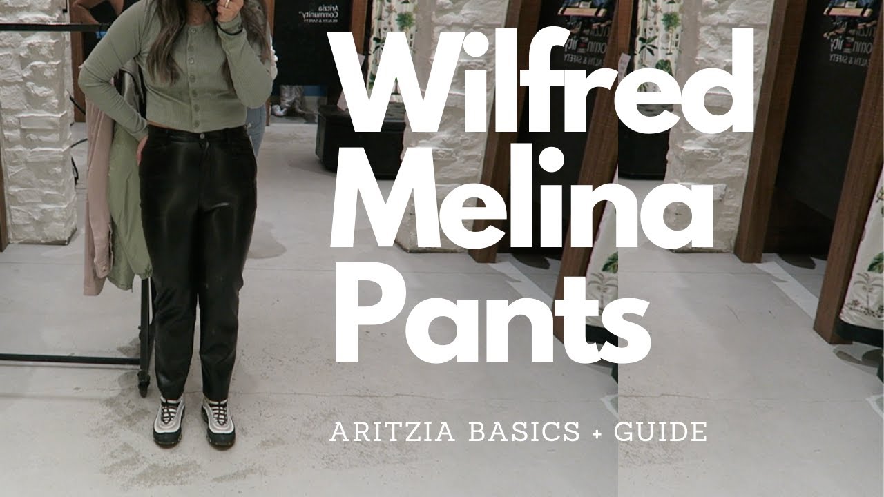 Wilfred Melina Pants Aritzia Basics + Guide 