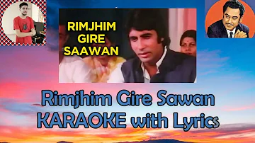 Rimjhim Gire Sawan KARAOKE with Lyrics | From Movie Manzil (1979)