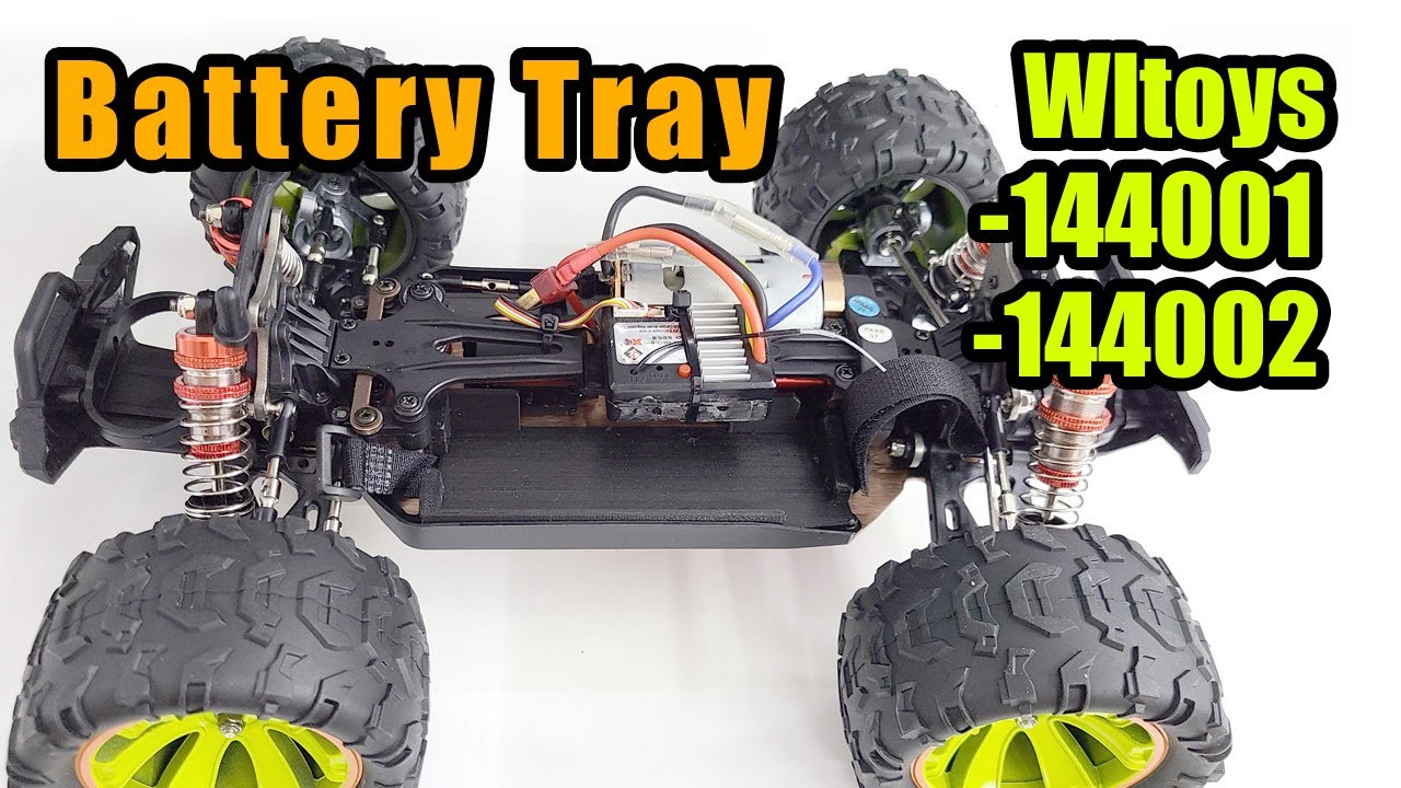 How to make WLToys 144001 & 144002 Battery Tray with 3D Printer (The