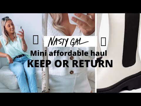 MINI NASTY GAL HAUL | KEEP OR RETURN | Affordable fashion