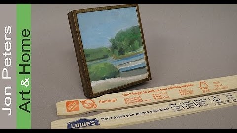 How to Make a Frame with Free Paint Sticks