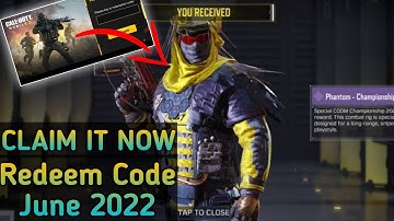 Call Of Duty Mobile Redeem Code 2022 | New Redeem Code Codm | Today Redeem Code Codm | Codm Codes