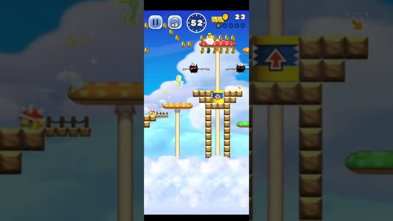 WORLD5-1 ピンク～ブラックコインの取り方 | スーパーマリオラン攻略・解析