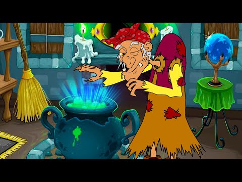 The Wicked Witch Baba Yaga The Witch Cartoon Fairy Tale In English Bedtime Stories For Kids