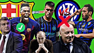 💣problème entre lautaro martinez et hakan Calhanoglu ❌️😳.., barca va levé la clause de nico Williams