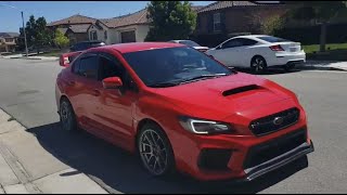 The WRX finally gets wheels! (ENKEI TSV)