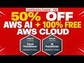 50% OFF AWS AI Certification + 100% FREE AWS Cloud Certification | #AWS #AWSCertification #AI