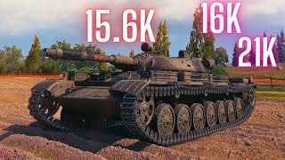 World of Tanks T-100 LT  15.6K Assist + Damage & 3x T-100 LT  16K & 21K & 15.6K