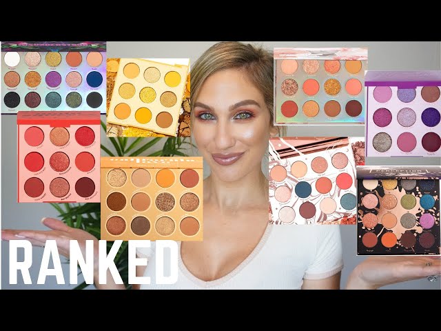 RANKING ALL MY COLOURPOP EYESHADOW PALETTES + REVIEWING NEW PALETTES!