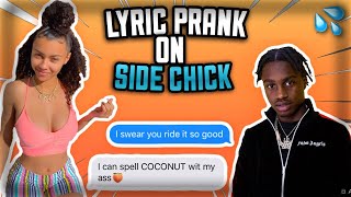 LIL TJAY - “Sex Sounds” | LYRIC PRANK ON SIDE CHICK 💦 **GOT FREAKY**