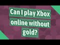 How to play online without xbox live gold - YouTube