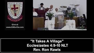 It Takes A Village by Rev. Ron Rawls