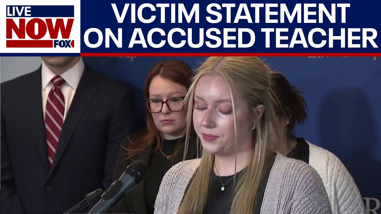 Watch powerful victim statement on accused teacher