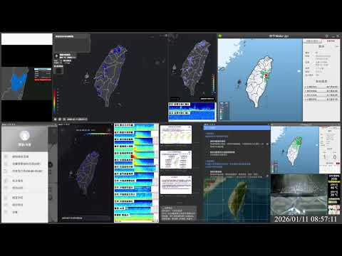 台灣地震: 20260111 08:54 臺東縣卑南鄉 M3.5 最大震度3