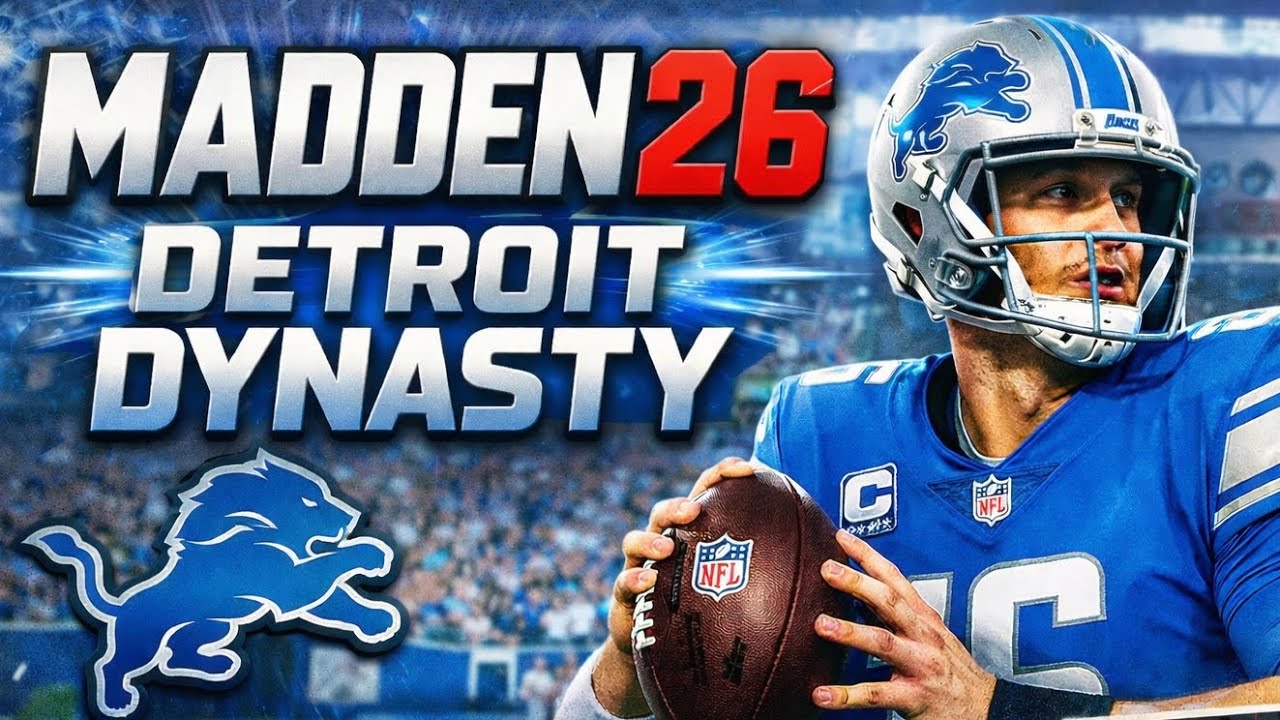 DETROIT LIONS 2025 DO-OVER (Madden 26 Detroit Dynasty Ep.1)
