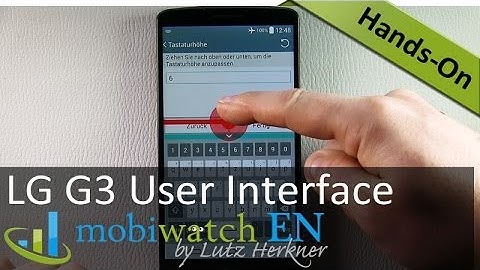 LG G3 User Interface: News And Highlights