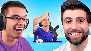 I Made Nick Eh 30 Watch His SUS Fortnite Clips! screenshot 4