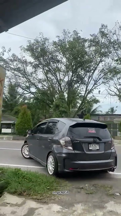 Terpasang Muffler Pro Drag By HARACE EXHAUST Di Mobil Honda Jazz GE8 🔥 #haraceexhaust