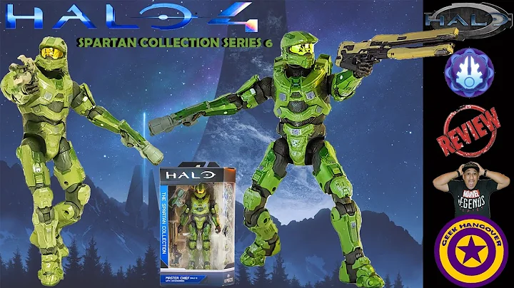 Jazwares Halo Master Chief  Spartan Collection Wave 6  Action Figure Satisfying Video Review