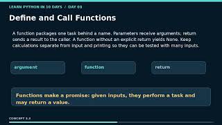 Learn Python Day 03 Loops and Functions