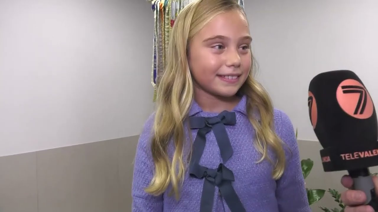 Primera entrevista a Lucía García, Fallera Mayor Infantil 2025