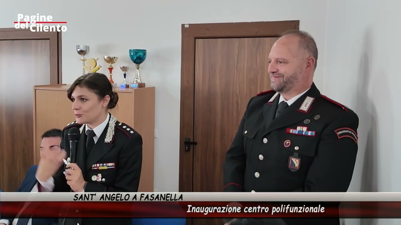 Sant' Angelo a Fasanella - Inaugurato il Centro Polifunzionale