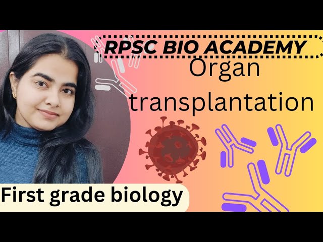 RPSC FIRST GRADE BIOLOGY - ORGAN TRANSPLANTATION