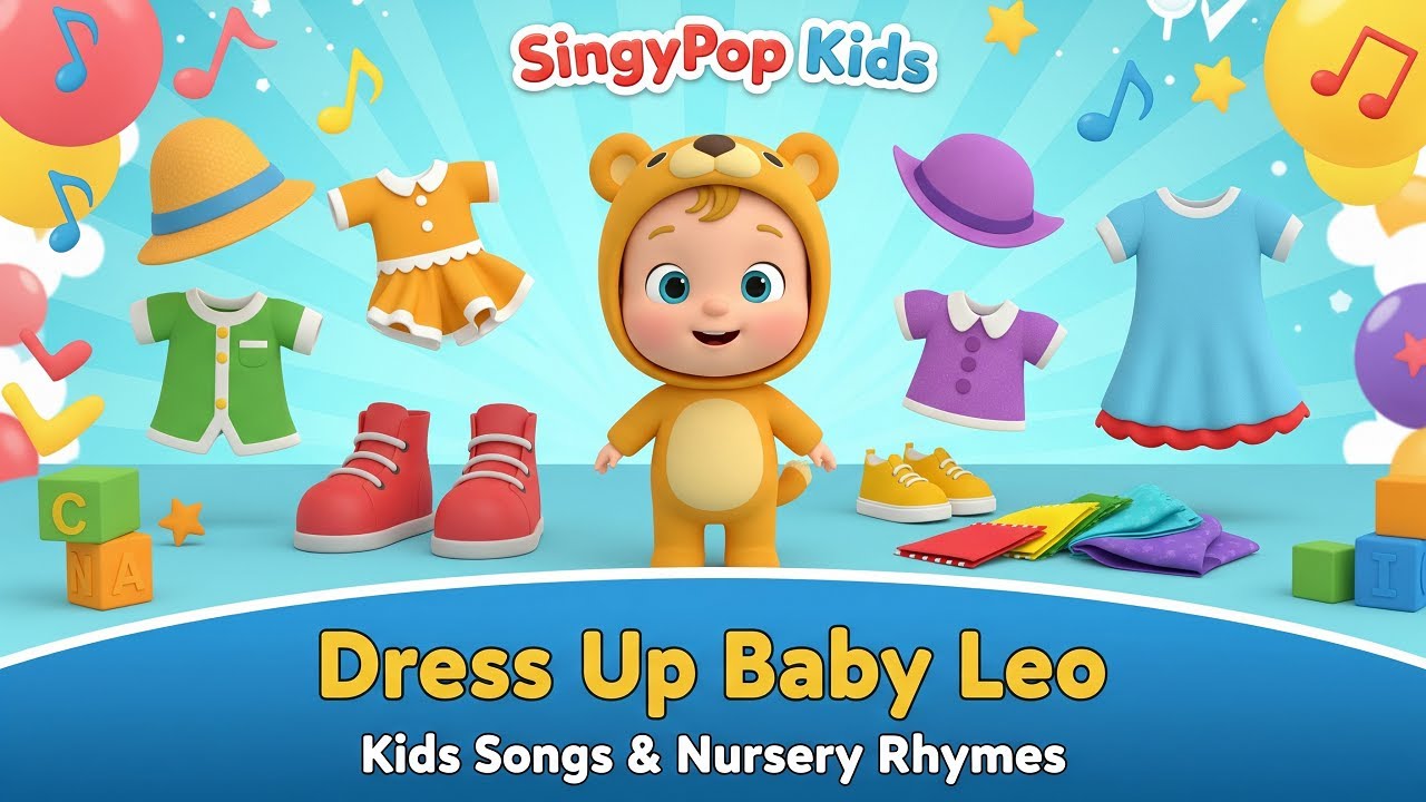 Dress Up Baby Leo Kids Songs & Nursery Rhymes | SingyPop Kids