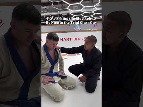 Asking the Blue Belt to Play Nice #bjj #combatsport #martialarts
