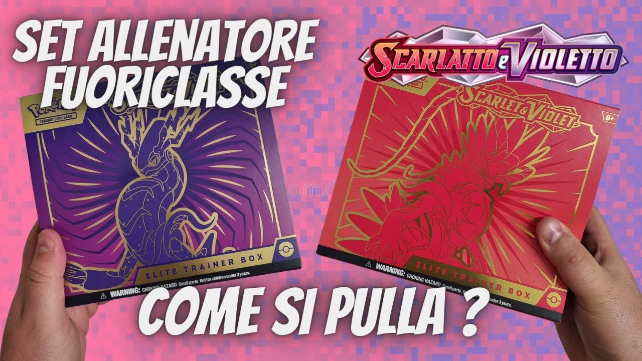 Apro i NUOVI SET ALLENATORE FUORICLASSE DI SCARLATTO e VIOLETTO - Come ...