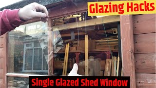 How to: Re-glazing a Broken Shed or Workshop Window